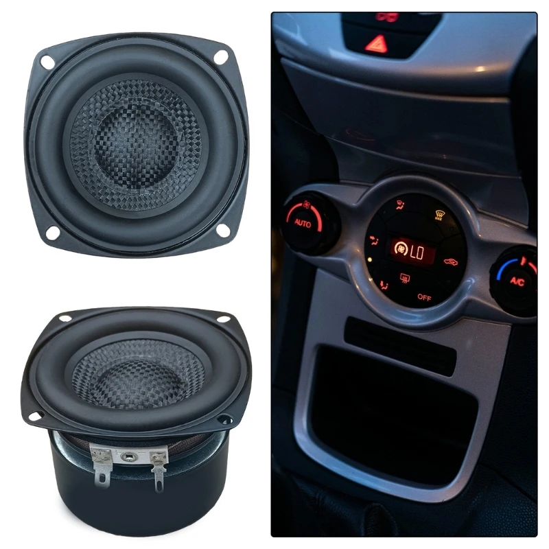 Enhances Bass 3inch Woofers Subwoofer Hifi Speakers , HiFi Sound, Fiberglasses Constructions, 4Ohm, 25W Rating