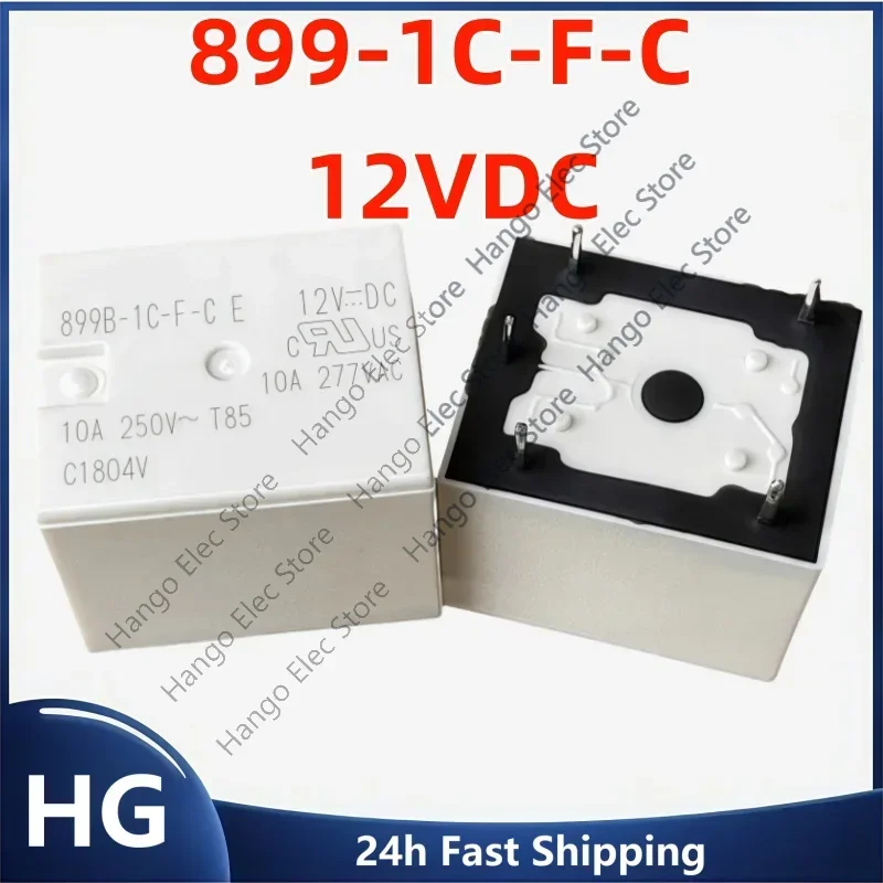 

5PCS/Lot Original brand new 899-1C-F-C 12VDC 12V 10A 5-pin 899-1CH-F-C Relay