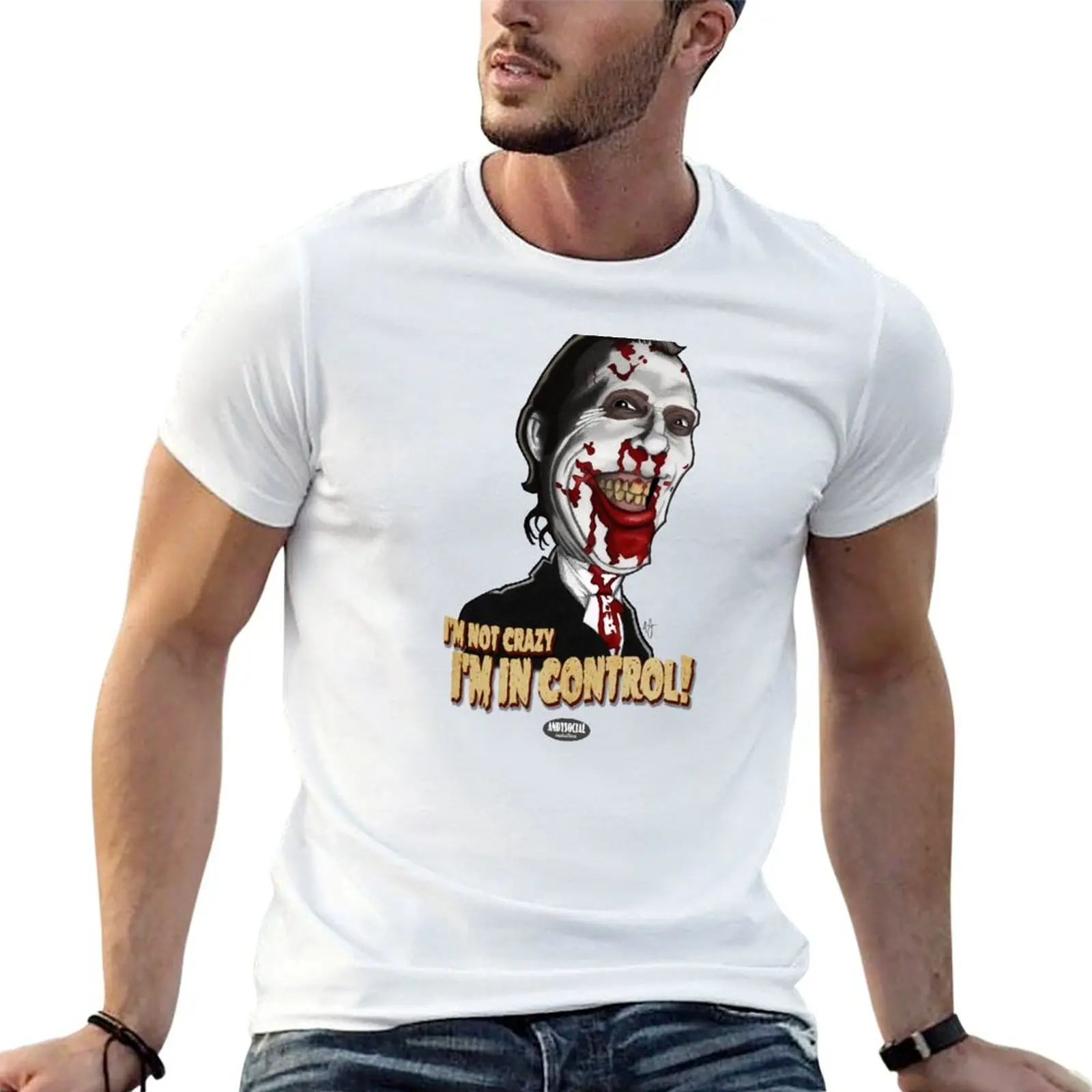 Doom Head T-Shirt Labor Work Casual T-Shirt