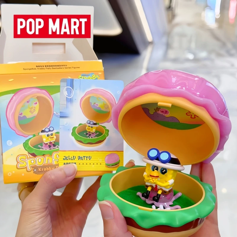 

Genuine Hot Popmart Crab Roe Burger Delicious Hot Selling Serie Figurine Surprise Blind Box Trendy Toys Figurines Ornaments Toys