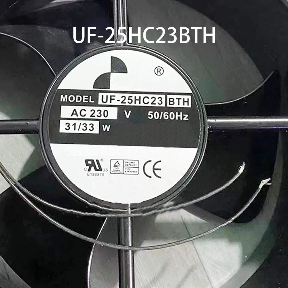 high air volume 230VAC 254*107mm 95/125W PCM UF-25HC23 BTH radiator Industrial control fan