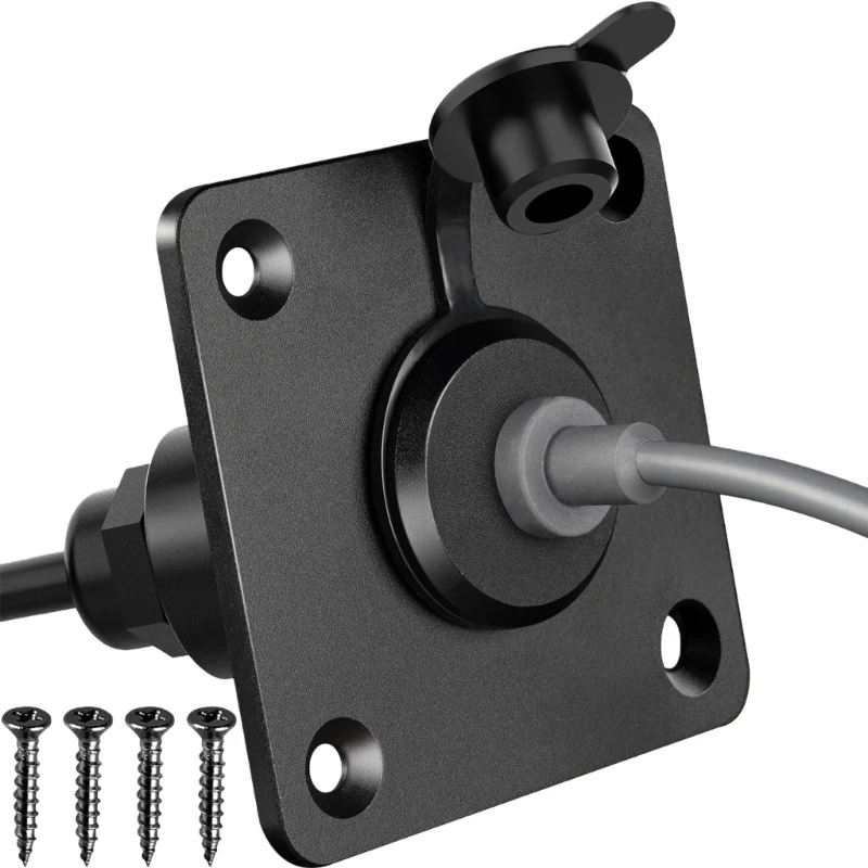 Easy Install Waterproof Electrical Outlet 5A Current Capacity Camping Power Component Designed for Satellite Mini Systems