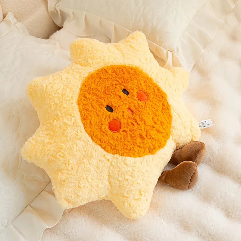 45 cm carino arcobaleno nuvola sole luna stella cuscino da tiro cuscino arcobaleno peluche decorazione camera da letto per bambini cuscino per bambola cuscino per divano