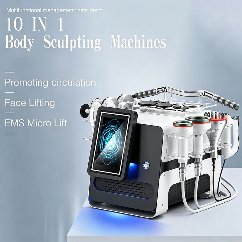 Multifunctional 10pcs Handles Body Sculpting Device Fat Burning Hip Lifting Muscle Building Firming Skin Weight Loss Spa Clinic