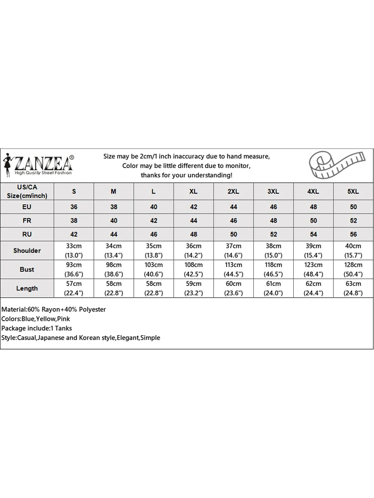 ZANZEA Moda Ricamo floreale Top Donna Senza maniche Carro armato Top 2025 Tees Tasche Estate Casual Allentato Camis Coreano Dolce Camicie