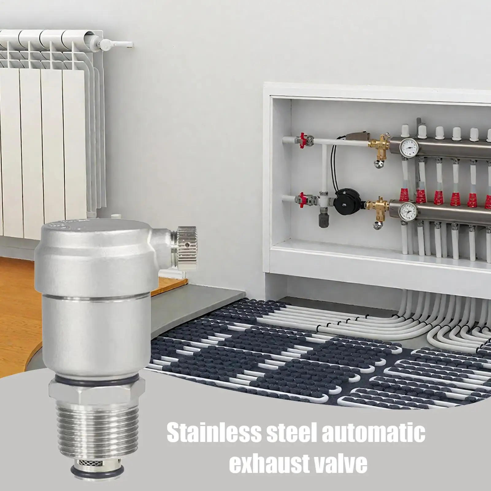 

Vent Valve Auto Air Down Valve Boiler Parts Accessories For Industrial Pool Refrigeration Hydronic Heating Steam Generator