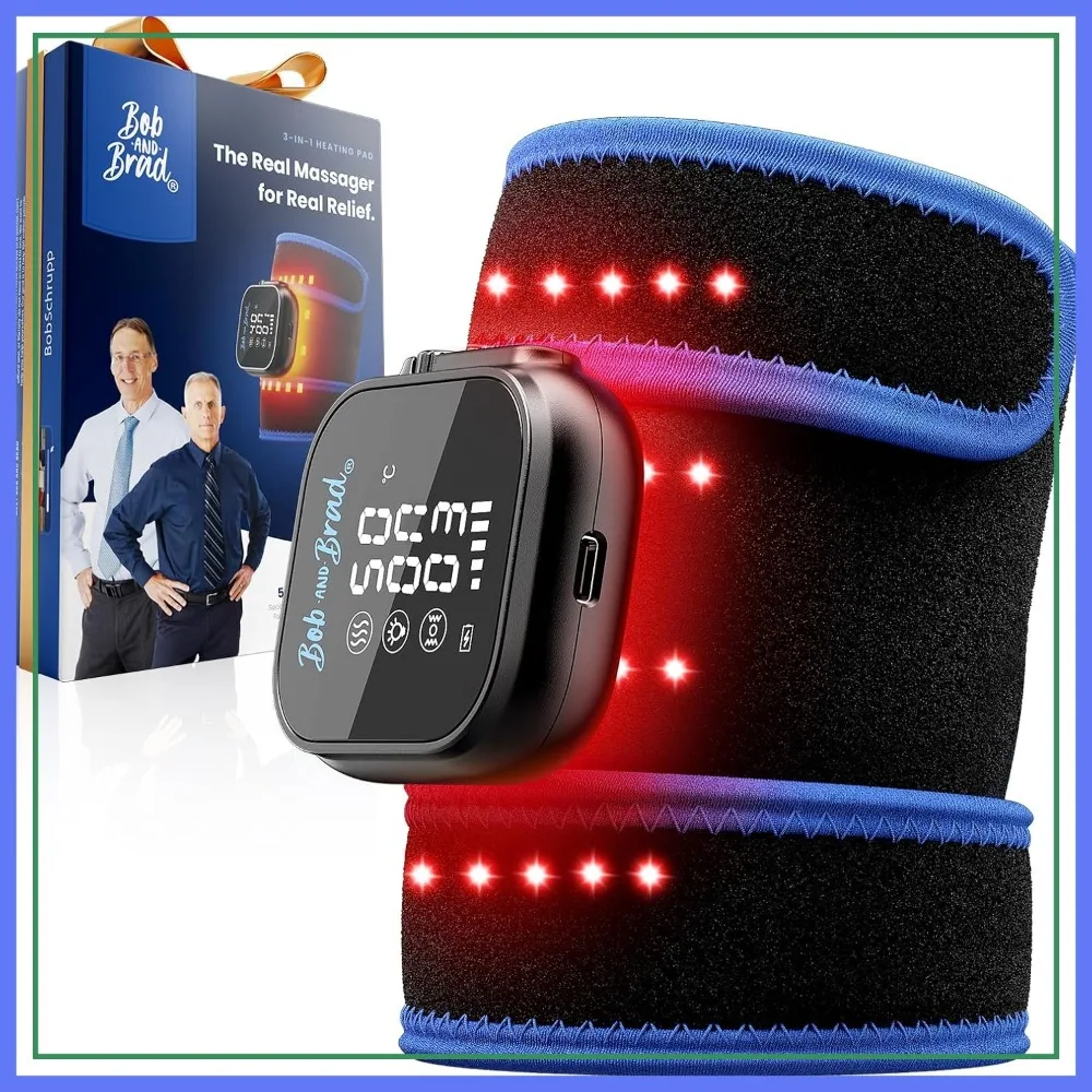 

Infrared Red Light Wrist Wrap, Cordless Heating Pad with Vibration Massage for Carpal Tunnel, Arthritis, Tendonitis Relief, Hand Arm Elbow Support