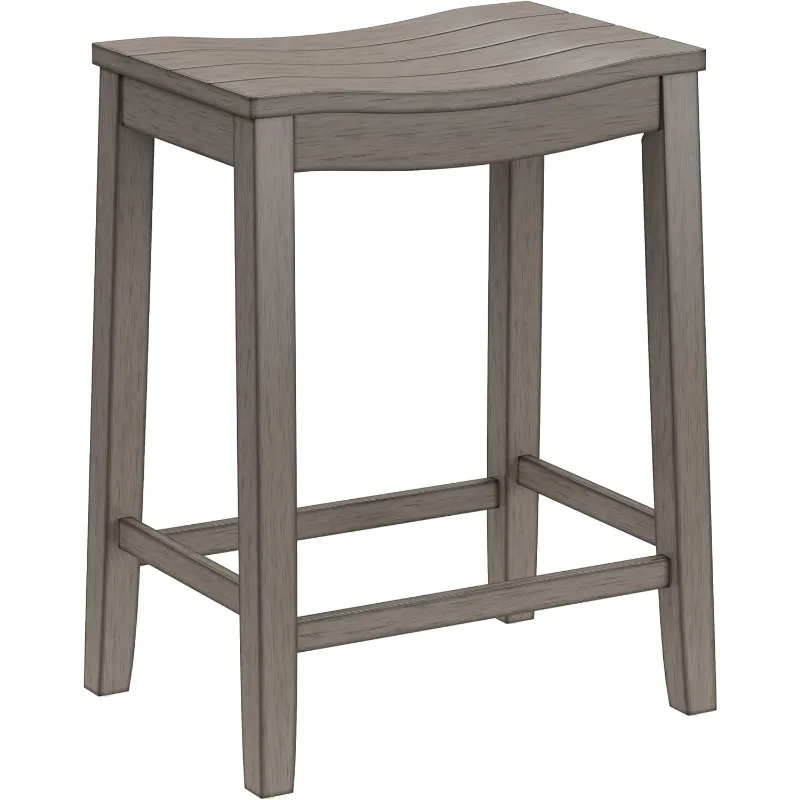 Furniture Fiddler Backless Counter Height Saddle Stool, Dining Room Chairs Home Kitchen Stools