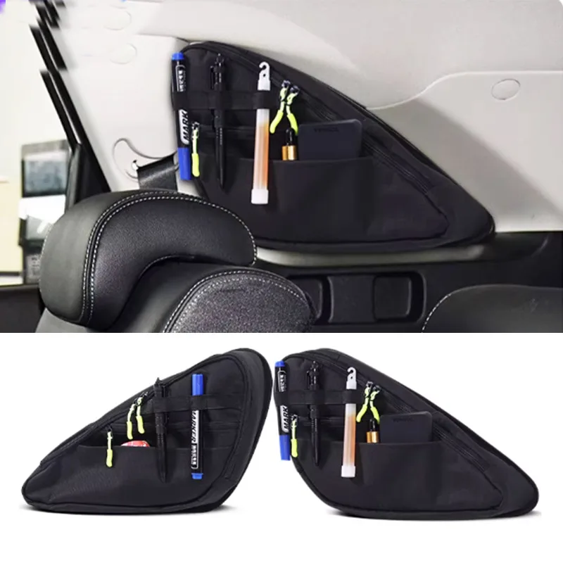 Bolsa de Armazenamento para Vidro da Janela Lateral Esquerda e Direita do Porta-Malas do Carro para Kia Sorento MQ4 2015-2022, Acessórios de Interior do Carro