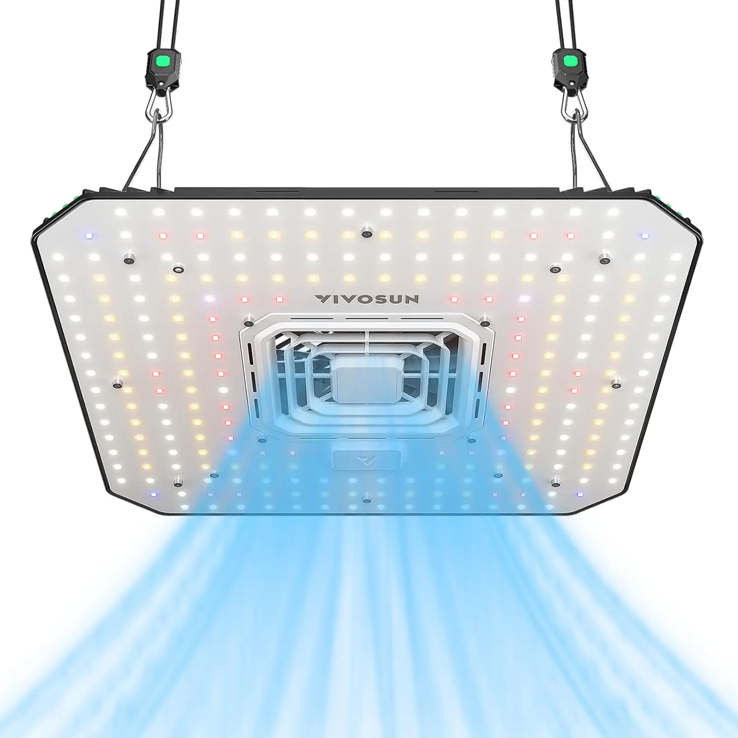 

100W Full Spectrum LED Grow Light with App Control and Integrated Fan for Indoor Plants