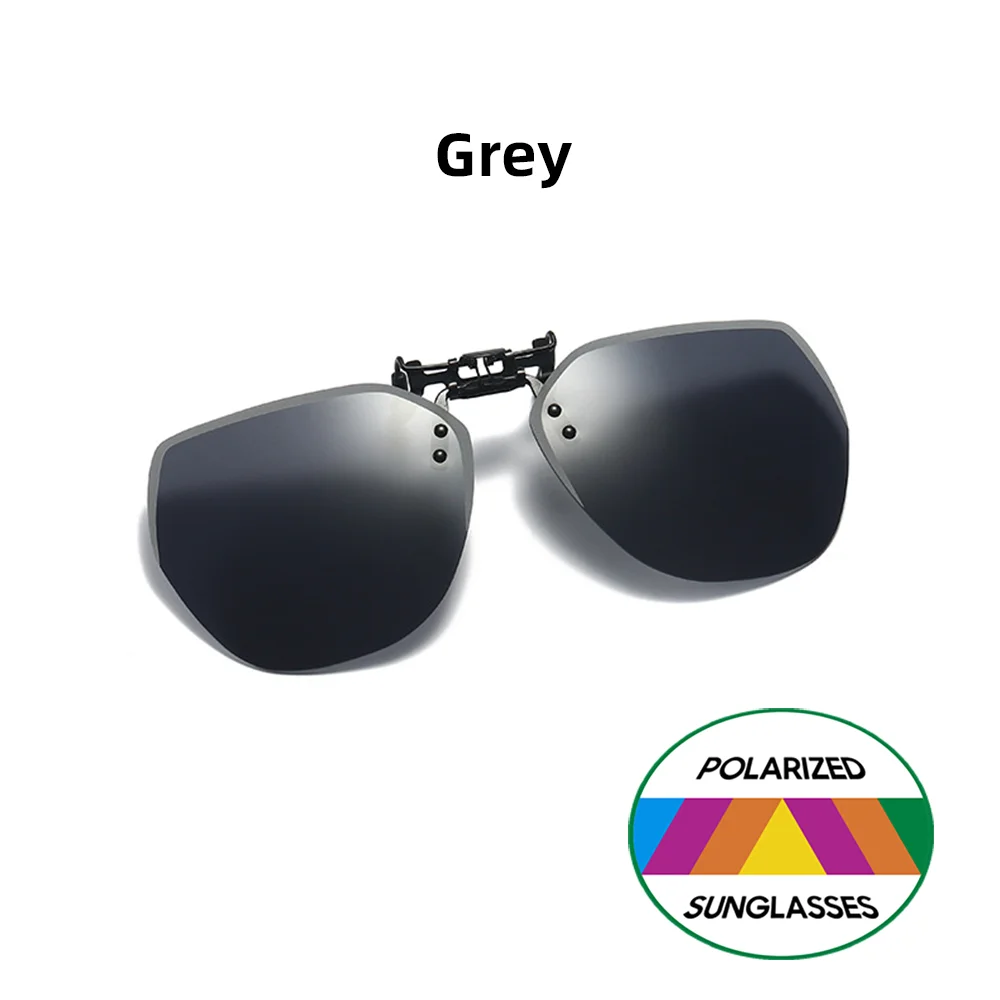 Männer Auto Fahren Flip Up Clip auf Sonnenbrille Outdoor Brillen Polarisierte Frauen Große Größe Nachtsicht Angeln UV400 Sonnenbrille – Detail 8