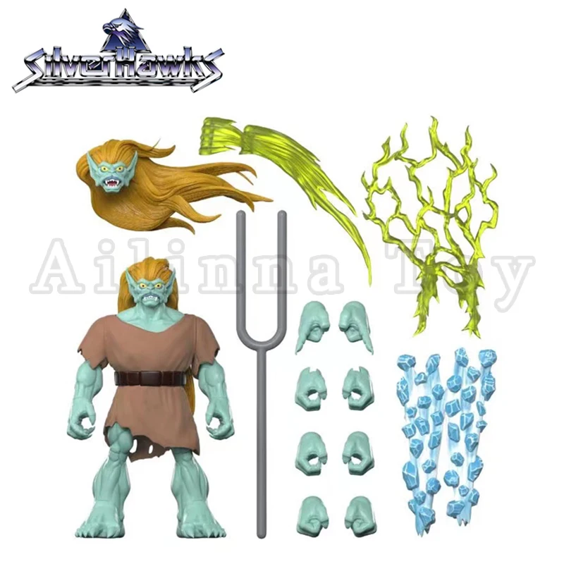 Super7 Silverhawks 7inches Action Figure Wave 2 Steelwill MonStar Windhammer Anime Collection Movie Model For Gift Free Shipping