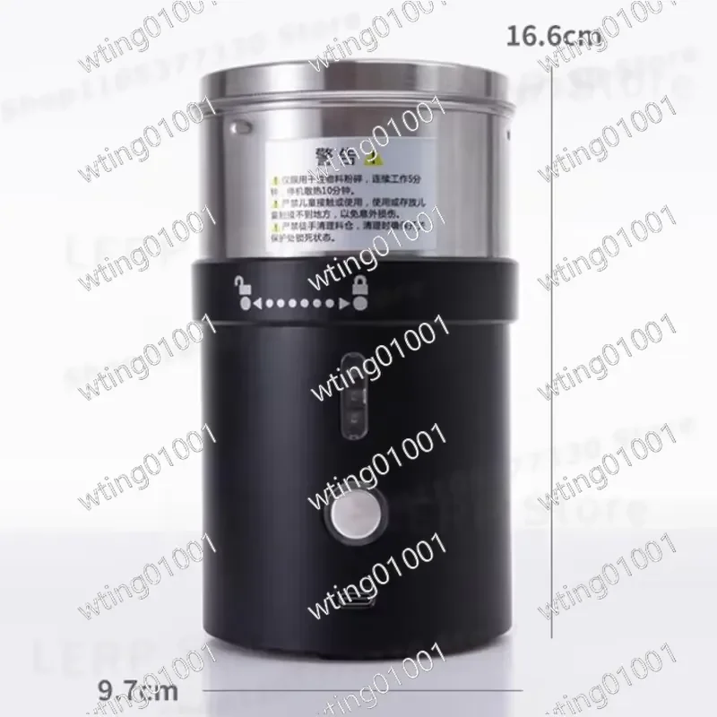 for Portable Electric Multi-Function Grinder for Coffee Beans Spices Fish Bait Compact Powerful Milling Machine Fast Grinding