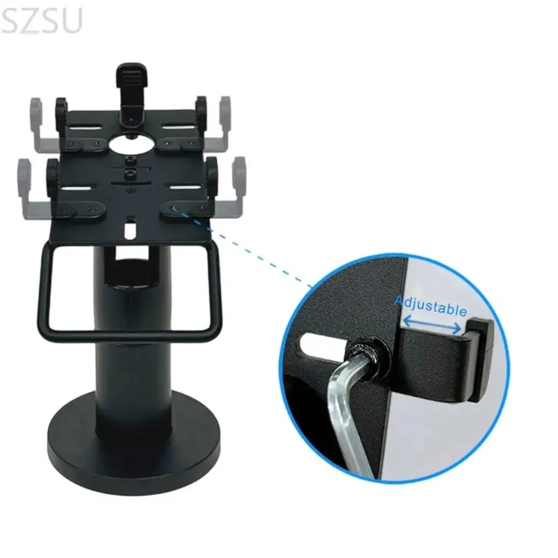 SZSU Ergonomic POS Device Holder With Internal Wire Management Easy Installation POS Machine Bracket For Retail Shop