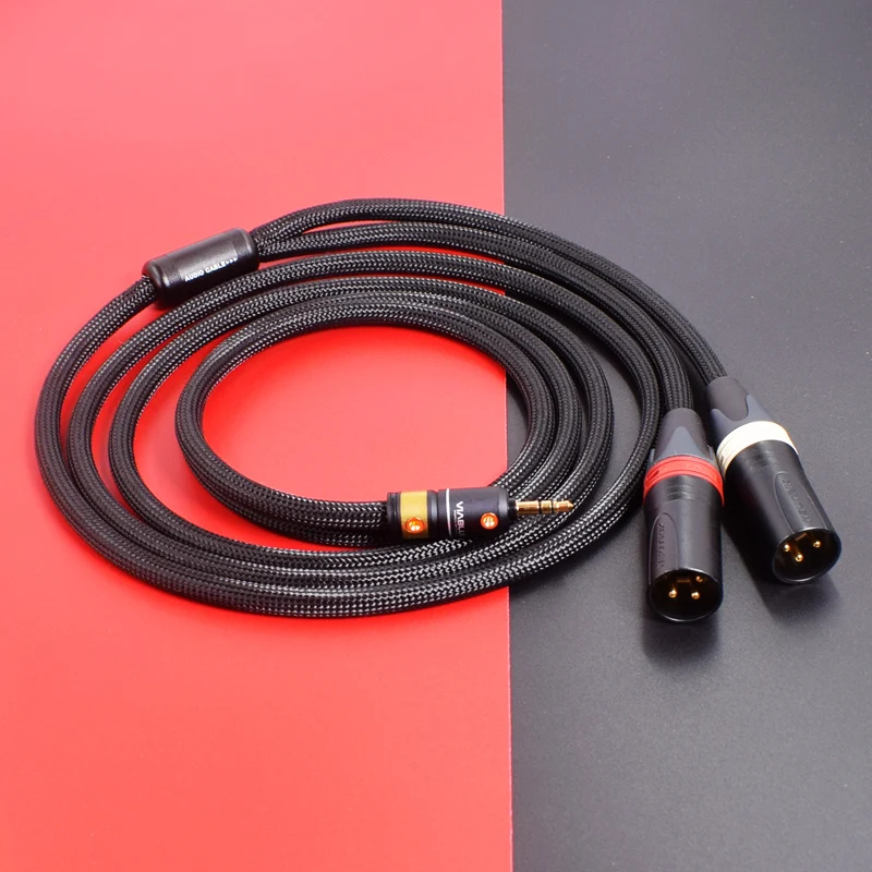 HIFI OCC + 스털링 실버 밸런스 4.4mm 3.5mm 유형 C 번개 2 XLR 남성 3 핀 케이블 Mp3 pha2a wm1a 1z zx300a DAC 전화