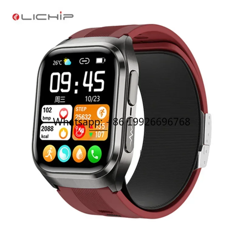 Nuevo Reloj inteligente con bomba de bolsa de aire S17 ECG con bolsa de aire Reloj Inteligente SPO2 monitoreo de salud L17 relojes inteligentes 2025 envío rápido