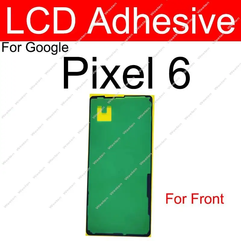 LCD + Back Adhesive For Google Pixel 5 5A 6 6 Pro Front Screen Adhesive Sticker Glue Rear Cover Adhesive Sticker Parts