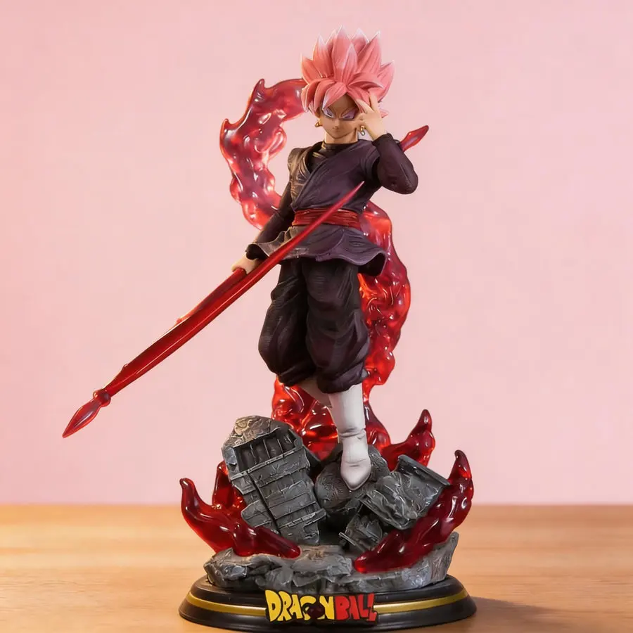 

Фигурка аниме-персонажа Гоку из Dragon Ball (Супер Сайян Роз, светящаяся), 28 см, высокое качество, детализированная работа.