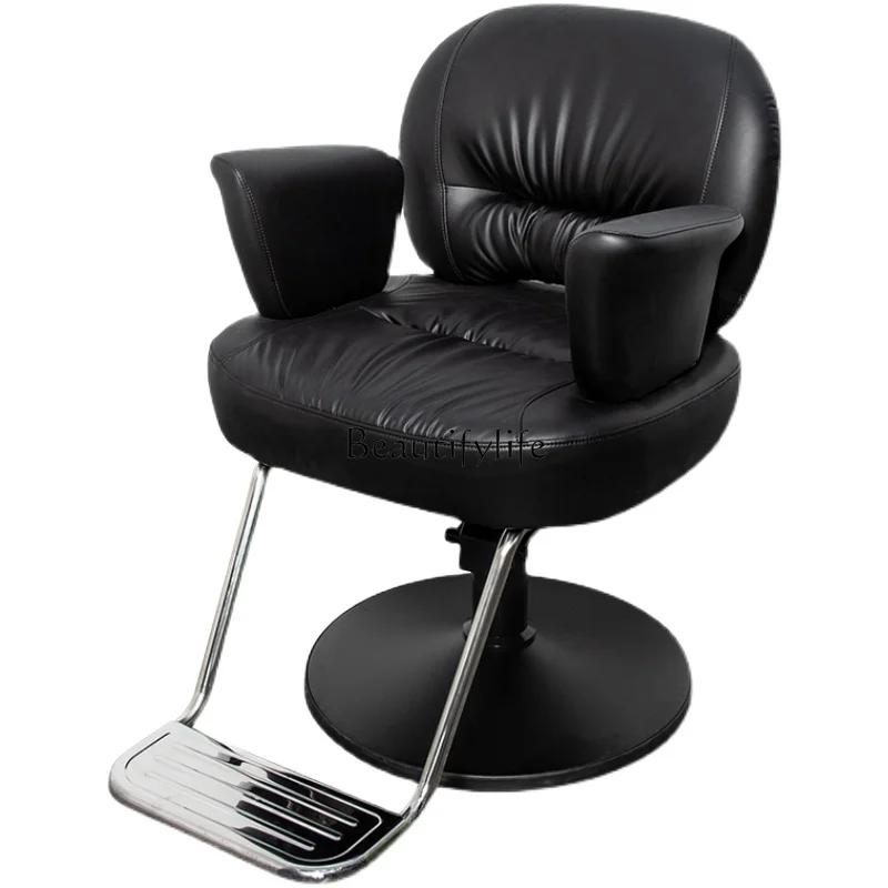 

High-end hair cutting barber shop chair simple down hair cutting chair hair salon special