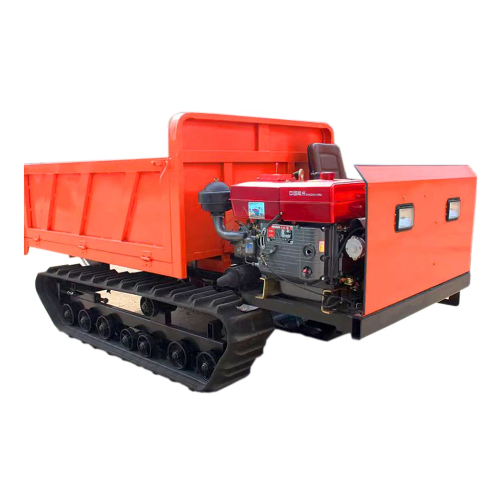 Mini Tracked Construction Diesel Crawler Rhydraulic Multifunctional Dumper