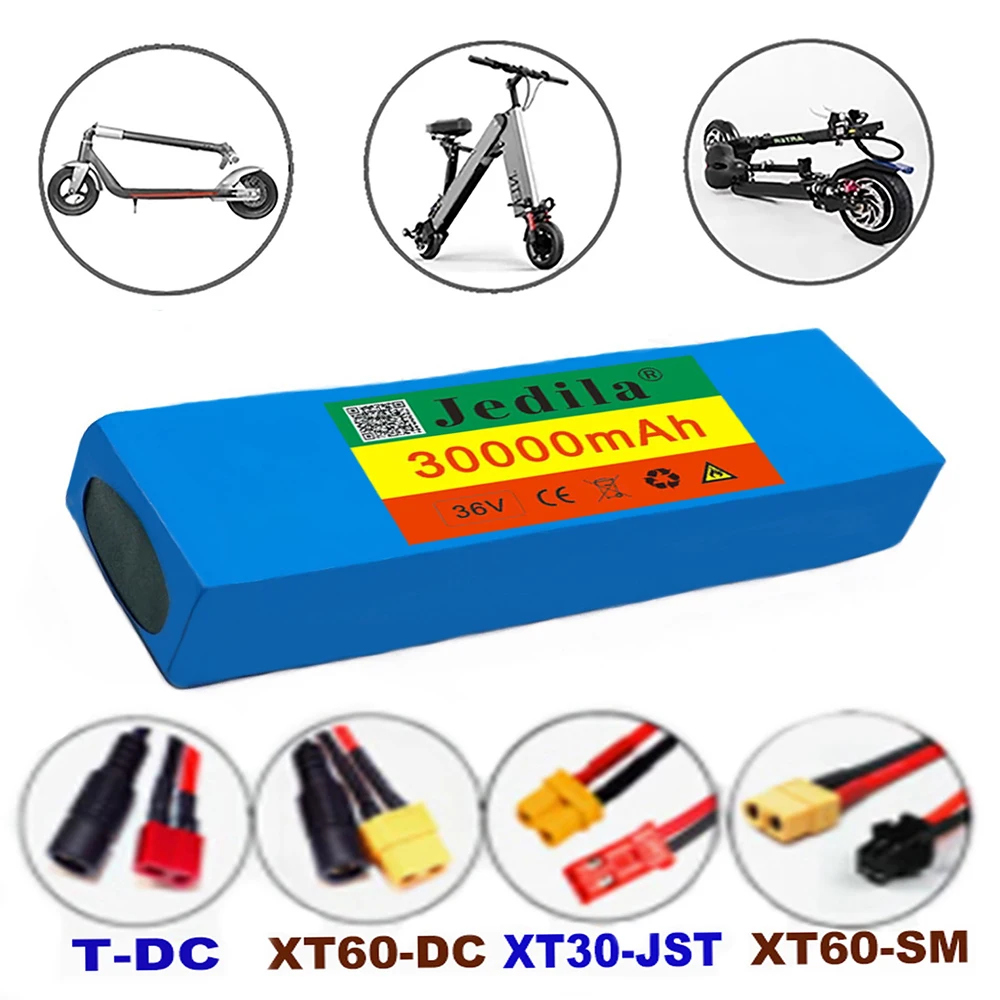 36V.30000mAh. 10S2P.18650 Lithium-Ion High Capacity Battery Pack. High Power For Electric Scooters. Multiple Models.