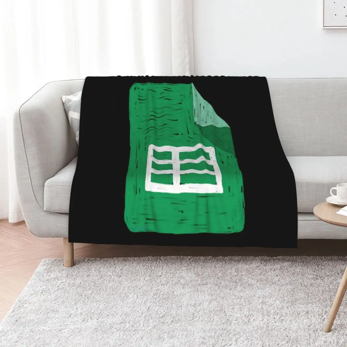 Google Sheets pencil icon Throw Blanket Flannel Fleece Soft Warm Throw Blanket