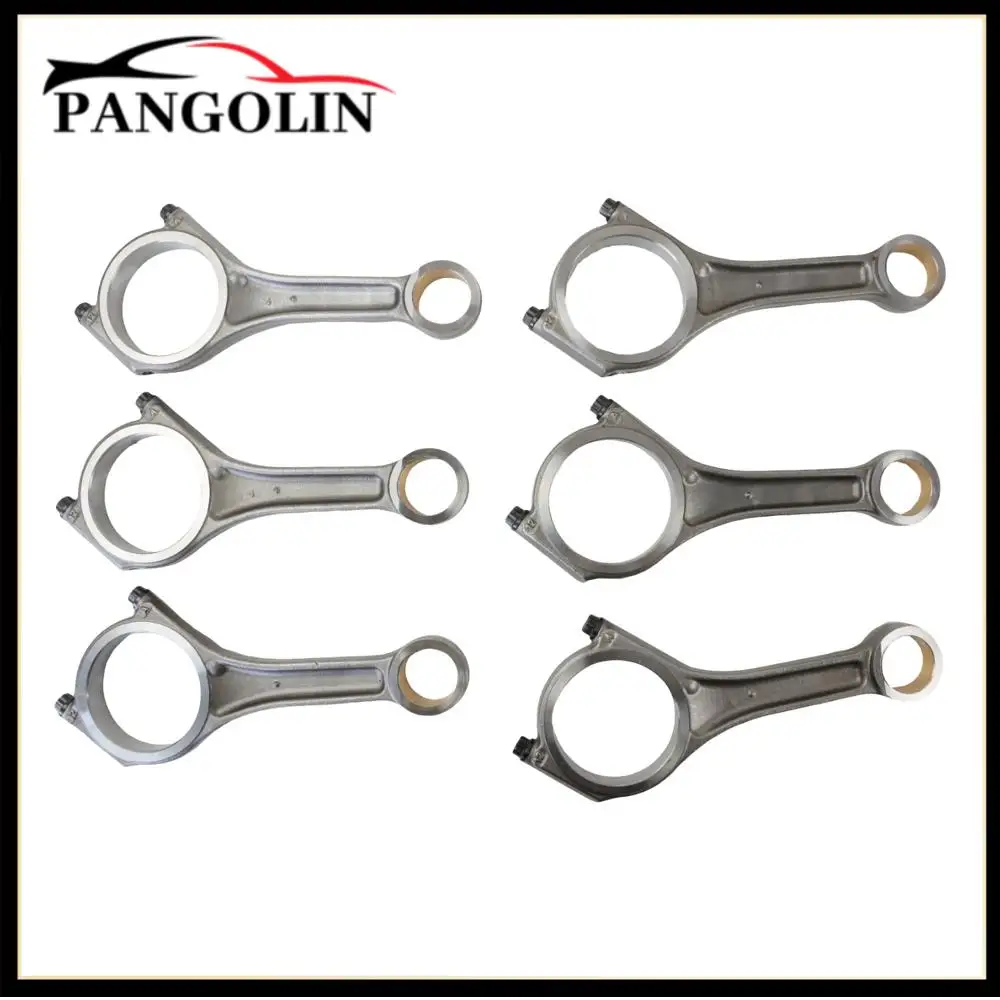 6pcs Connecting Rod For Range Rover Discovery Jaguar 3.0 Tdv6 Sdv6 306dt Lr051508 Engines Components Pistons Rings Rods Parts