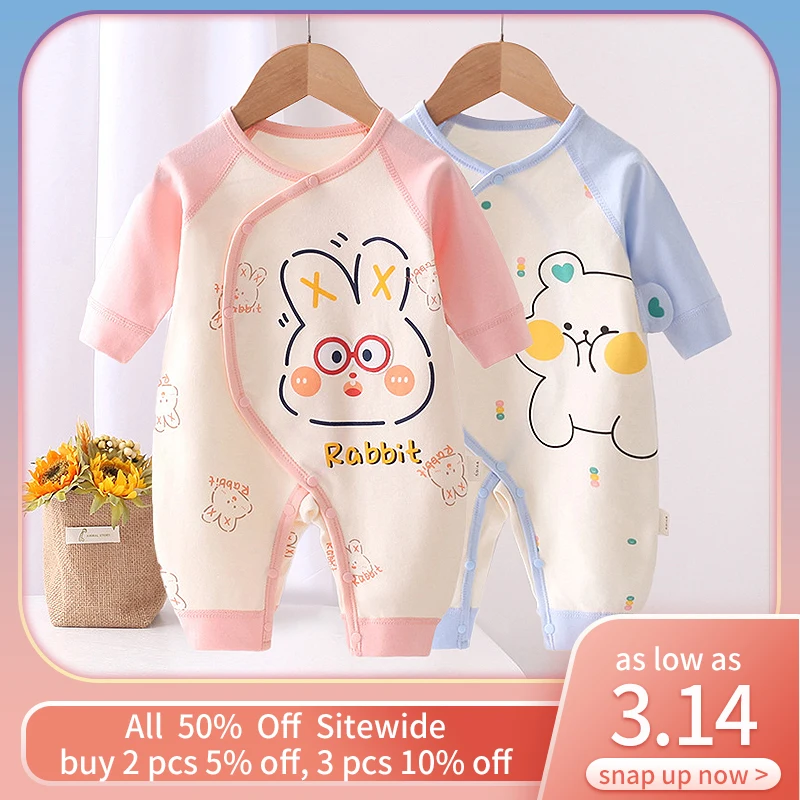 

Autumn Winter Baby Romper Soft Cotton Newborn Long Sleeved Bodysuit Cartoon Print Infant Jumpsuit Toddler One Piece Outfits 유아
