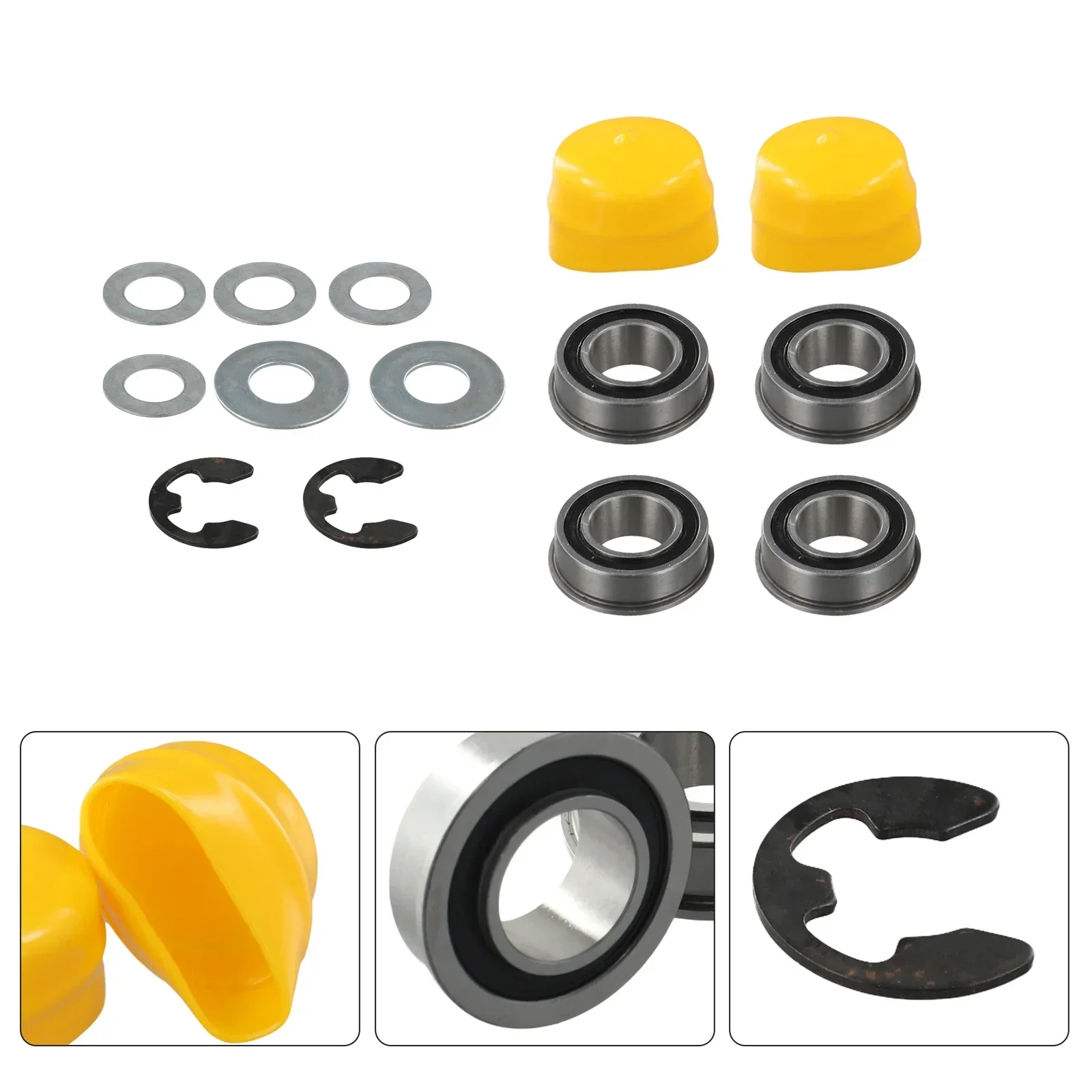 For John For LA100 L105 LA115 For Deere Lawn Mower Tractors Bearing Set Conversion Kit Durable High Quality Practical