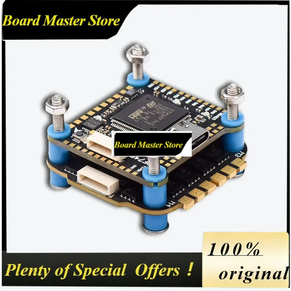 BoMsJHEMCU F745 Flight Controller Stack GF30F745-ICM Flight ControllerAM32A60 60A 4in1 ESC 3-6S 30X30mm For RC FPV Drone