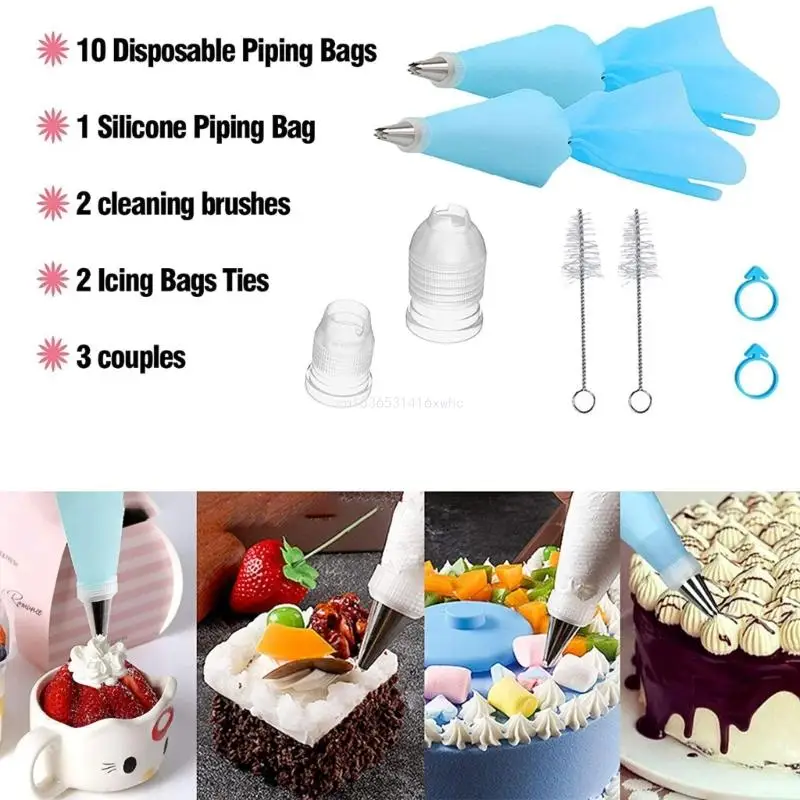 

Dropship Cream Nozzle 54pcs/set Seamless Dessert Mother Kids Hand Operation Tool