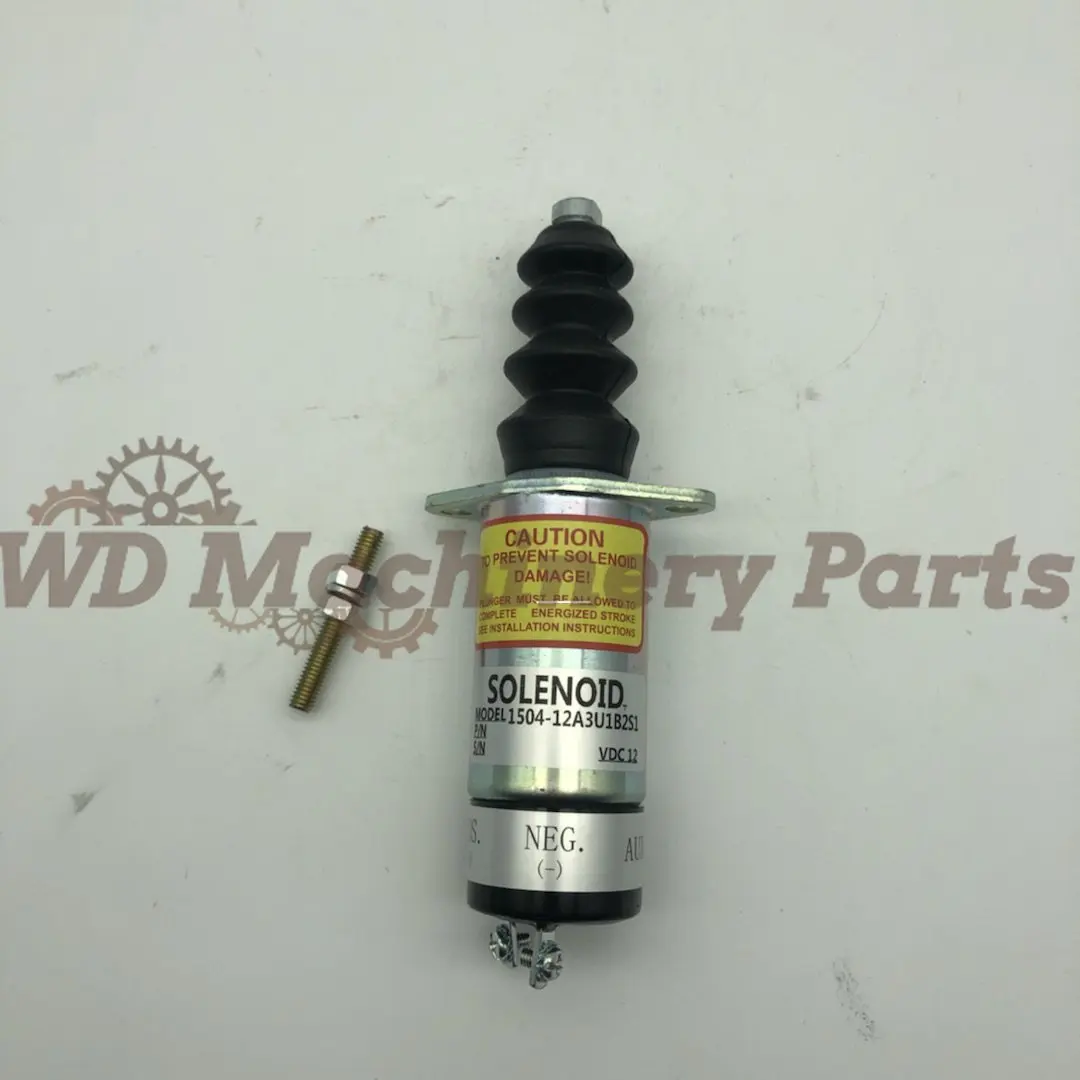 

AM108771 AM108772 AM108771-RP 1504-12A3U1B2S1 D610-A3V12 Stop Solenoid 12V for Trombetta John Deere 430