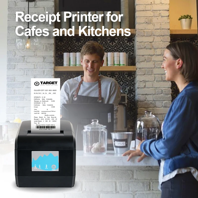 New Launched Wifi Printer Zywell ZY908 Imprimante Thermique Cheap Pos 80 mm Thermal Receipt Printer