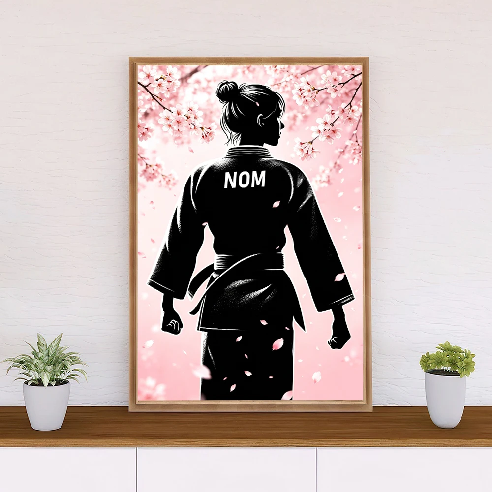 Personalized Judo Poster Custom Name Martial Arts Poster Sports Gift Custom Name for Men Personalized Judo Poster Sports Gift