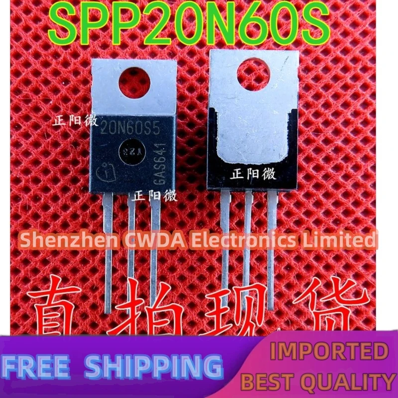 10PCS-20PCS   SPP20N60S5 20N60S5 MOS 20A 600V TO-220 In Stock Can Be Purchased 