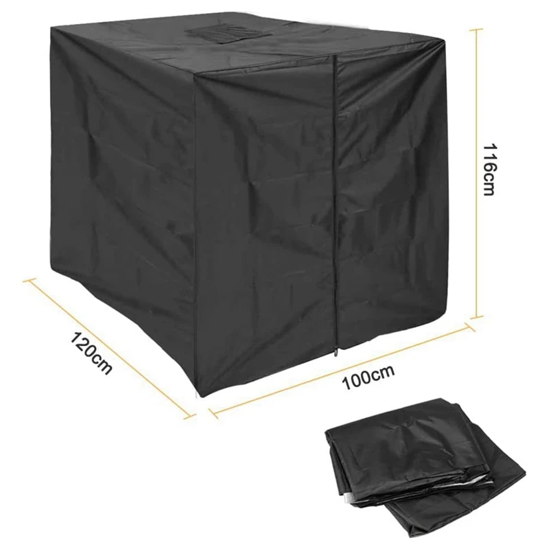 ABGR-3X 210D Waterproof Dust Cover Rainwater Tank Oxford Cloth UV Protection Cover Garden Water Tank Cover