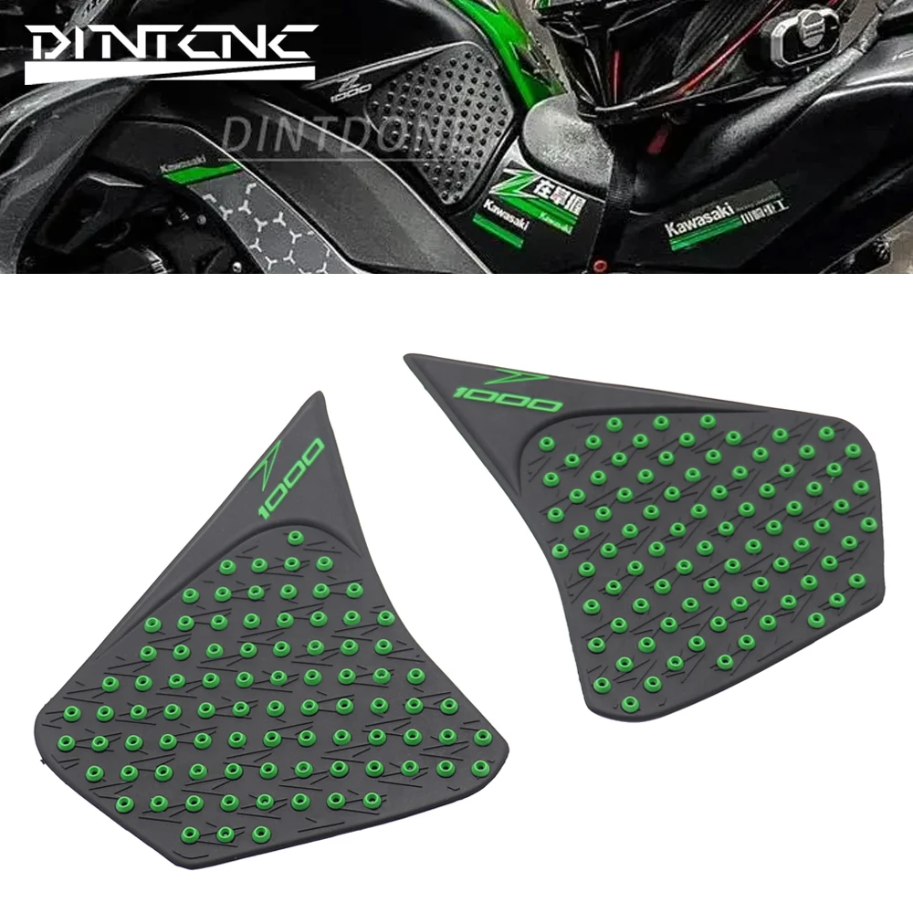 For KAWASAKI Z1000 R 2014-2021 Motorcycle Side Decal Gas Knee Grip Protector Tank Traction Pad Anti Slip Sticker Z1000R 2022