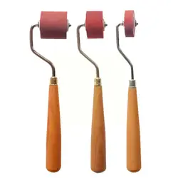 Rodillo de goma para estampar, herramienta de impresión de tinta, papel tapiz, Brayers, herramientas de impresión de pintura para estudiantes, cepillo U2S0
