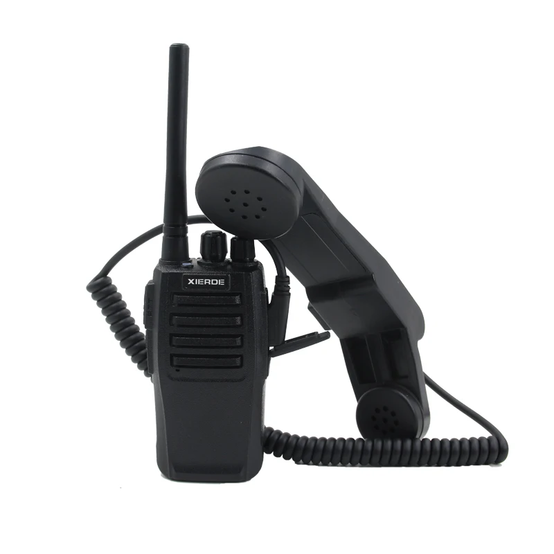 2 pin K Head Phone Handle Retro Telephone Shoulder Microphone for Baofeng UV-5R BF-888s TYT Walkie Talkie Speaker Mic Radio PTT