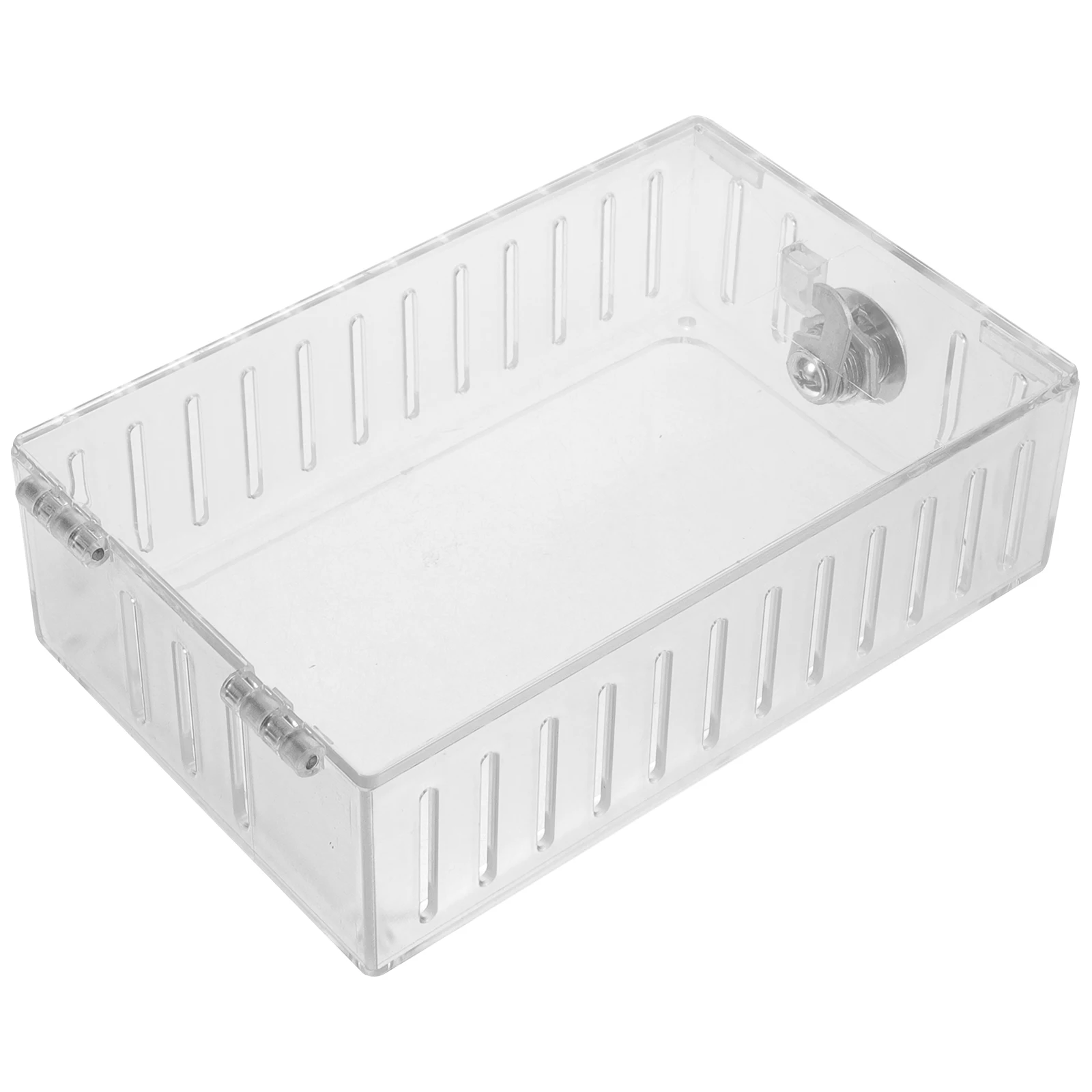 

Thermostat Lock Box Universal Cover Key Lock Transparent Guard Wall Mount Smart Temperature Control System Acrylic Durable Easy