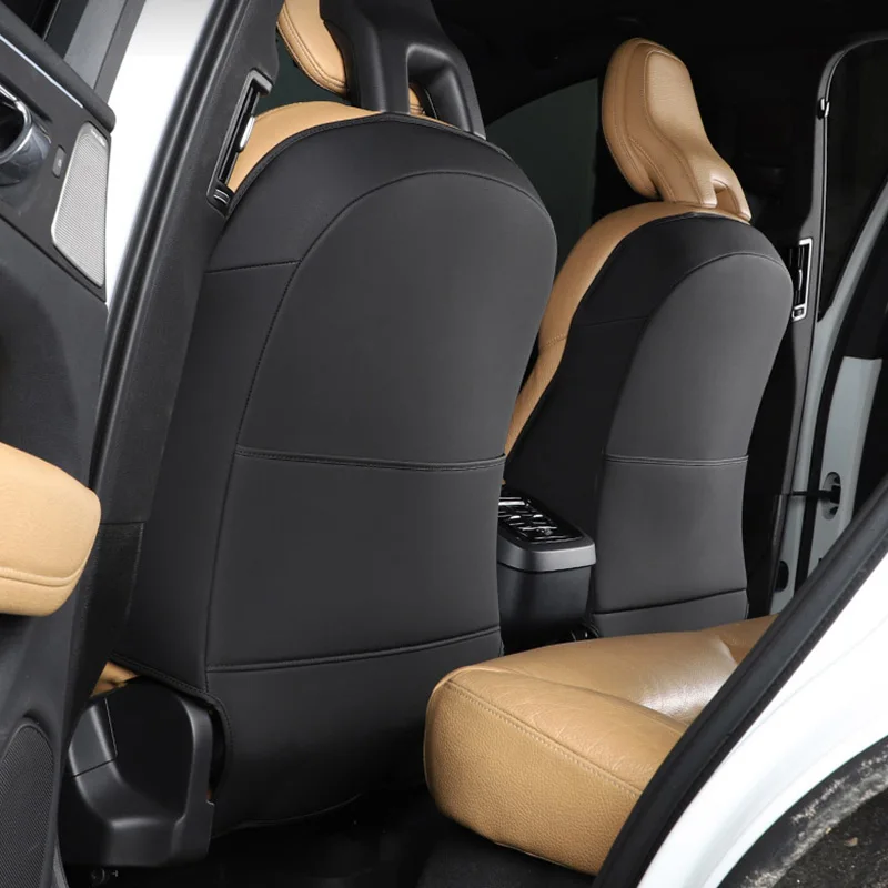 Car styling for Volvo XC60 s90 v90 s60 xc90 v60 seat rear anti kick pad interior products