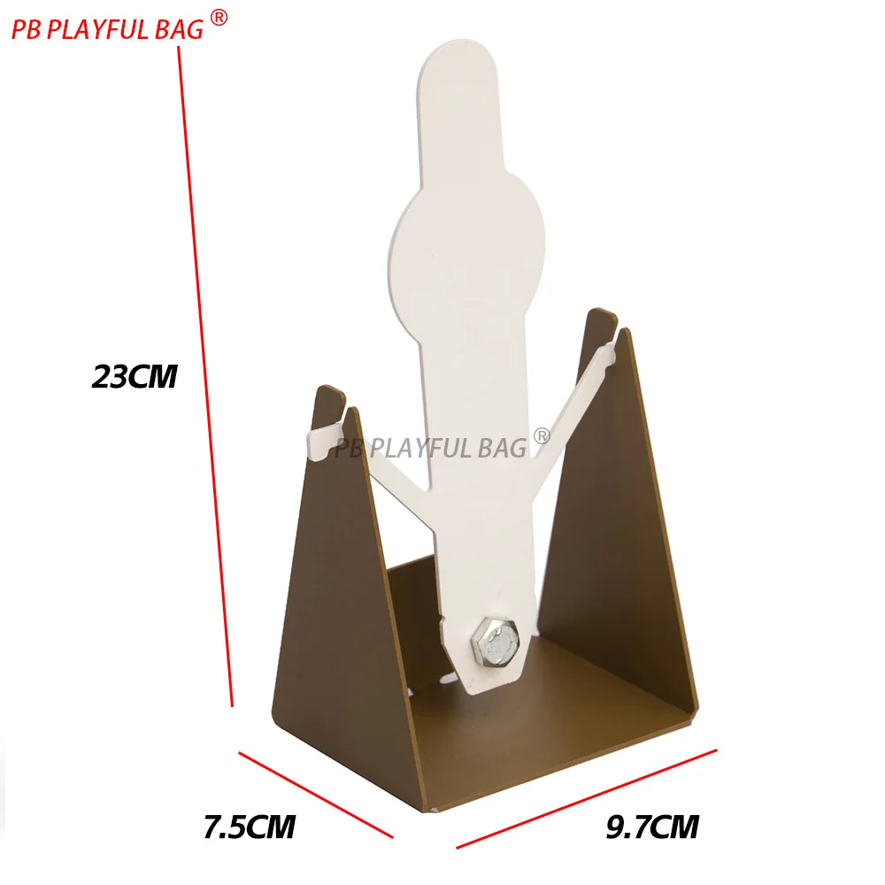 Groot metalen doel voor Airsoft BB Schietoefening Tumbler Swing Target Toy Gun Accessoire QJ118