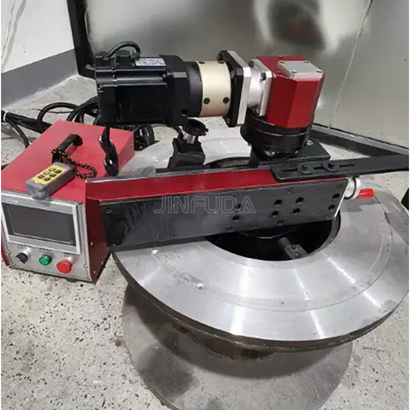 Easy Carry MFC350 Portable Flange Turning Device for Shipyard Offshore Pipeline Flange Refinishing Flange Facing Machine