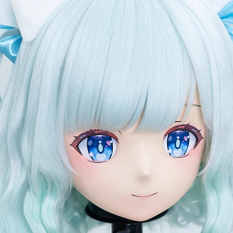 تخصيص كامل عقال قفل الراتنج تأثيري كروسدريس دمية BJD أقنعة اليابانية Animego شخصية تأثيري للجنسين أقنعة Kigurumi