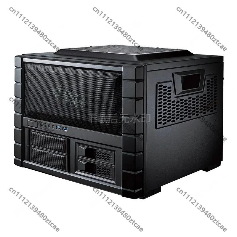 ATX Horizontal PC Chassis Dual Fan Personalized Desktop Computer Case