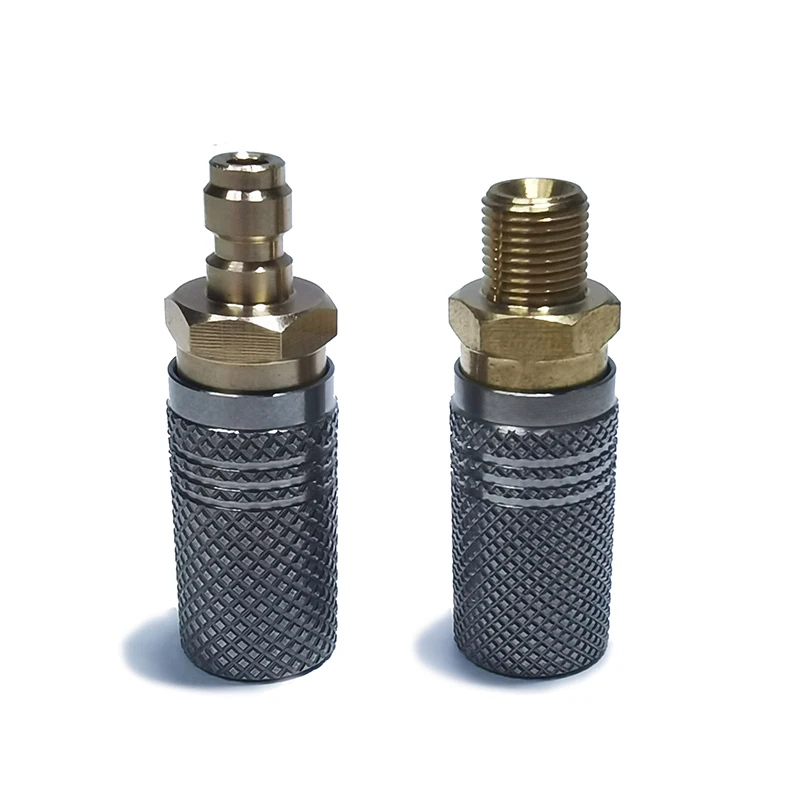 Verlängertes Hochdruck-Luftfüllventil, 8mm Schnellkupplungsadapter 1/8BSPP(G1/8) 8mm Außengewinde – Detail 7