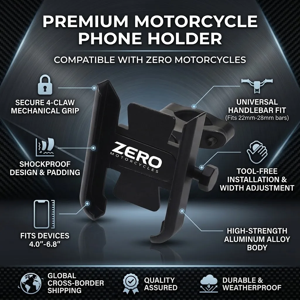 For ZERO SR/S SR/F SR S FXE DSR/X DSR DS FX VSETT Kugoo Accessories Motorcycle Handlebar Mobile Phone Holder GPS Stand Bracket