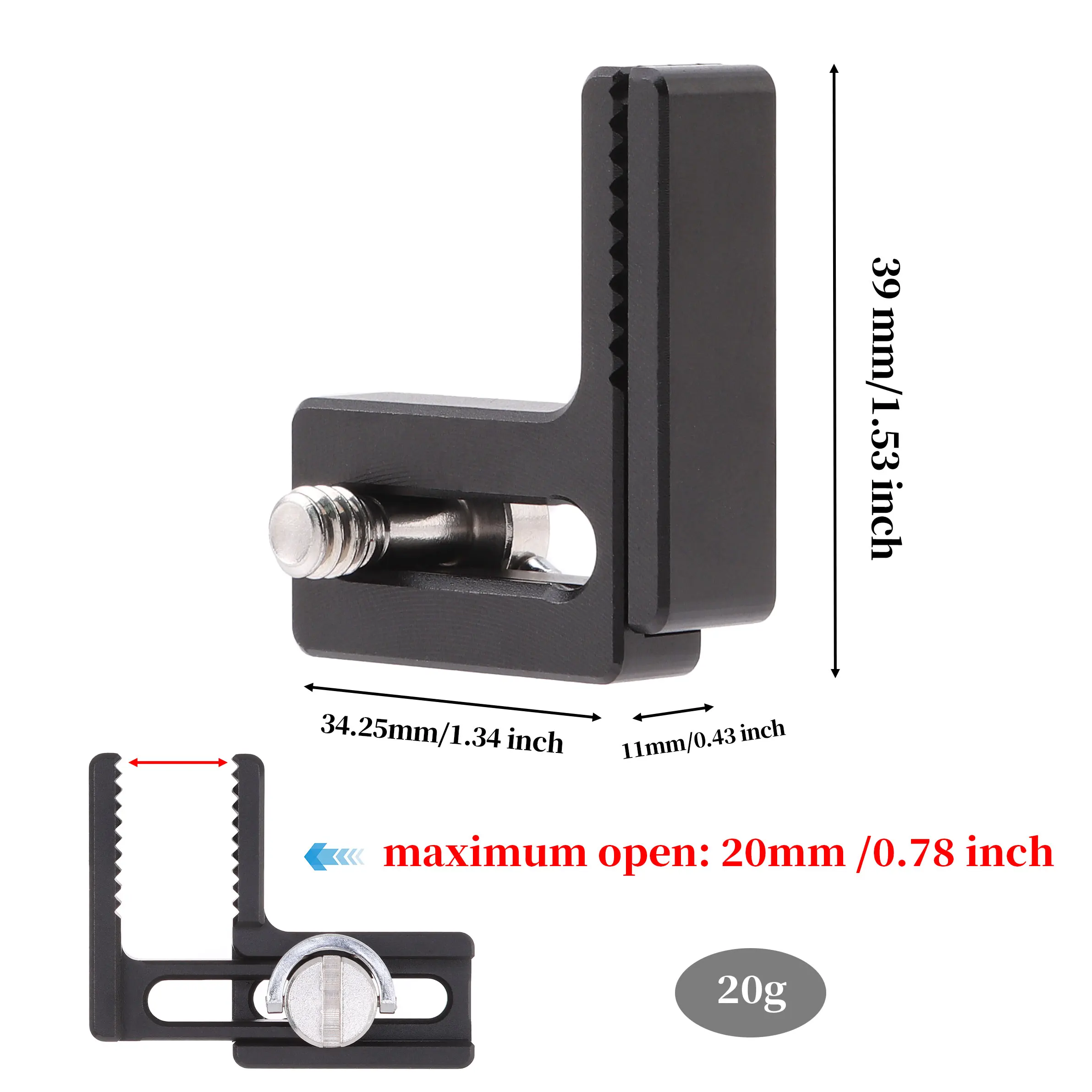 FOTGA SLR Camera Cage Cable Clamp HDMI-Compatível HDMI clamp Interface Cable Clip Organizer Fotografia Acessórios