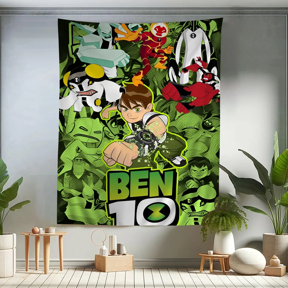 

Cartoon B-Ben 10 Cool Wall Tapestry Bohemian Wall Tapestries Mandala Wall Hanging Home Decor