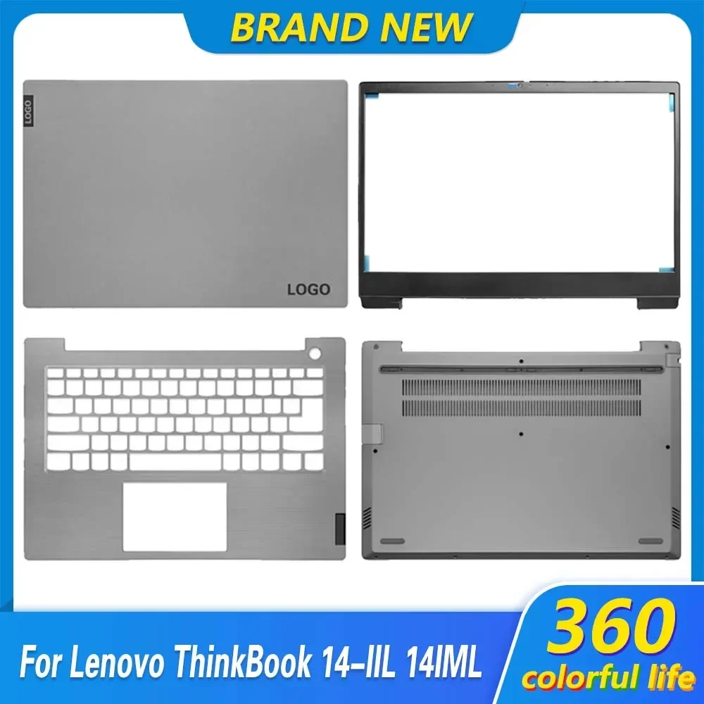 New Laptop Case For Lenovo ThinkBook 14 IIL 14 IWL 14 IML LCD Back Cover Front Bezel Palmrest Lower Bottom Case Upper Top Cover